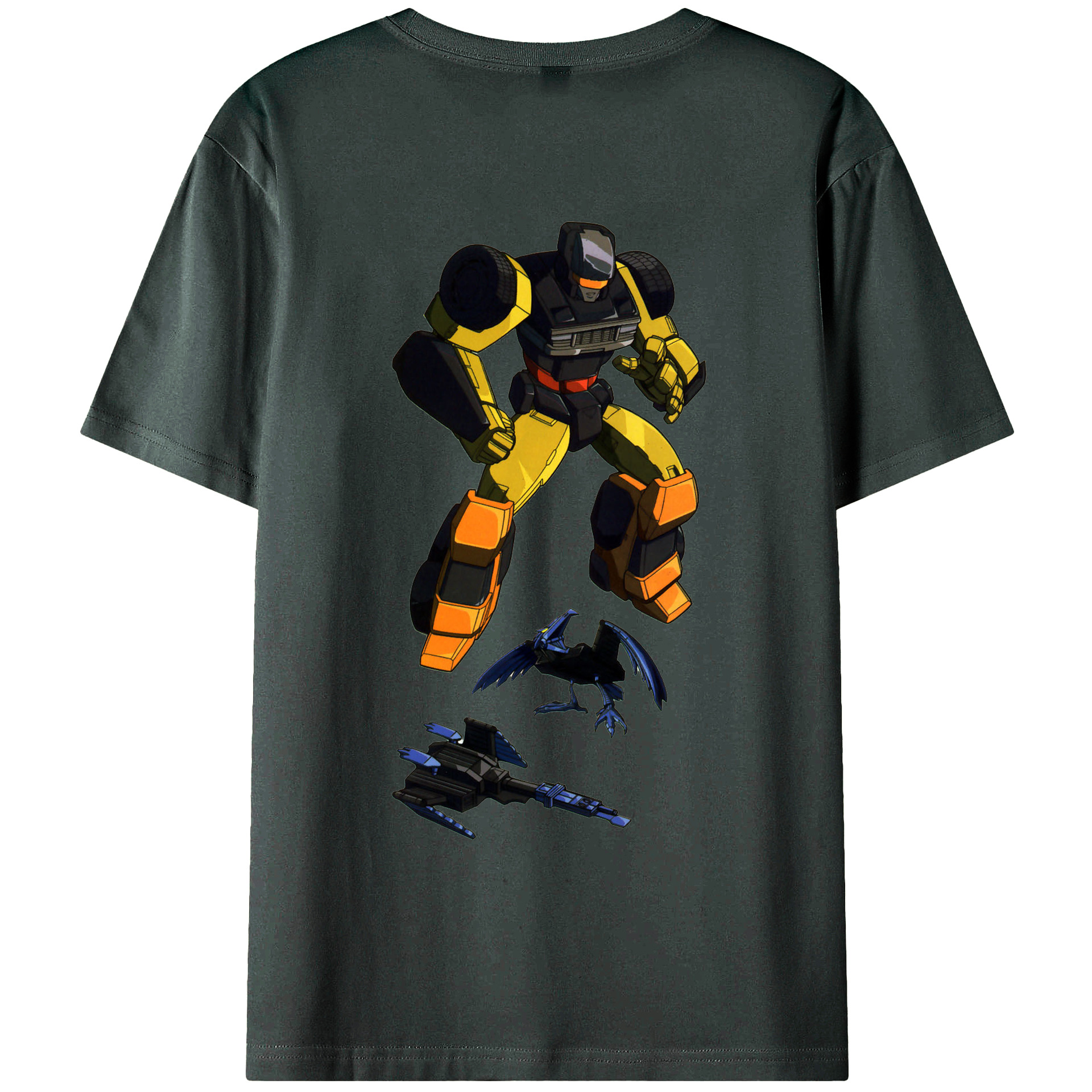 （画像用）  綿100％ メンズ半袖Tシャツ（バックプリント） 通気性